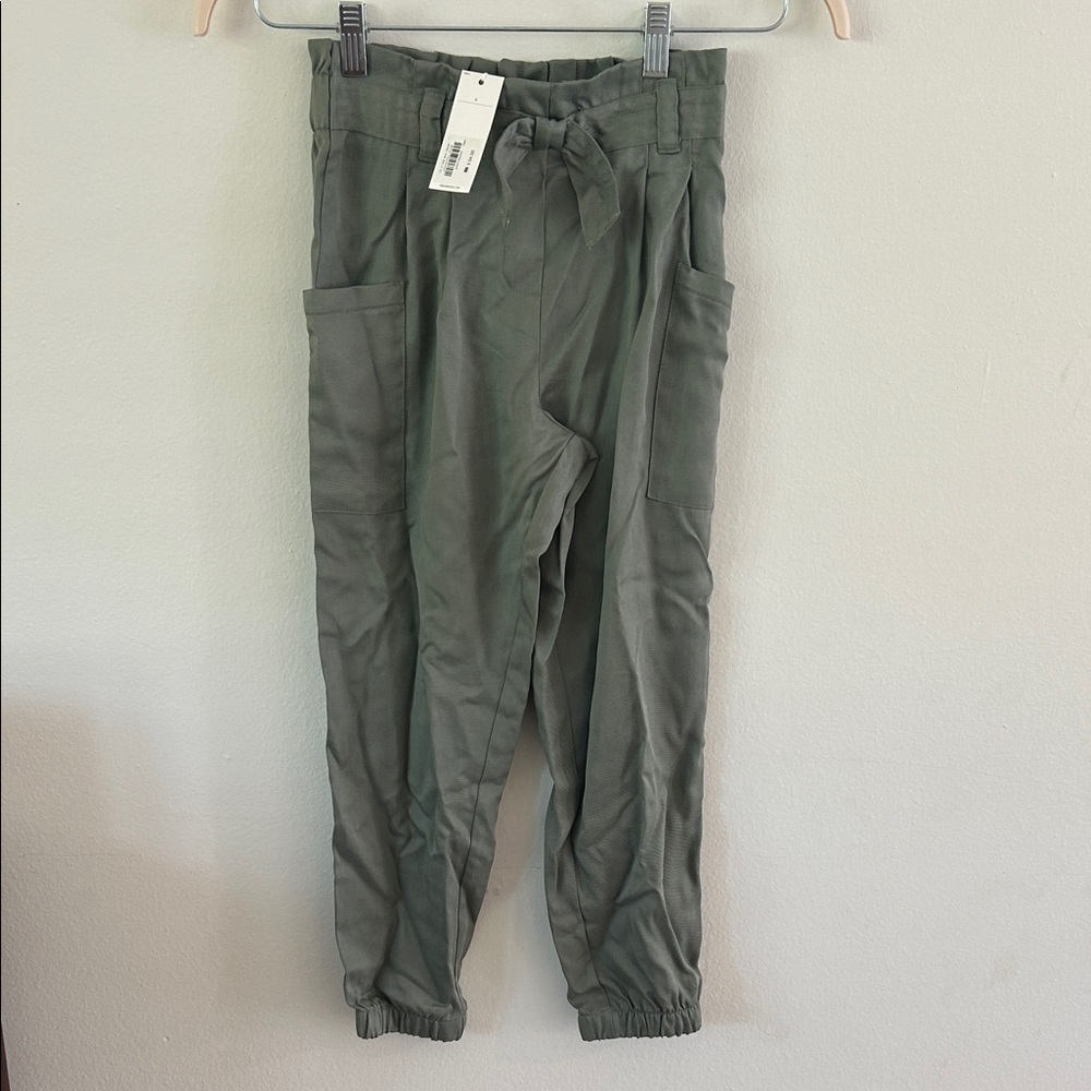 NWT Janie and Jack Girls Green Casual Pants